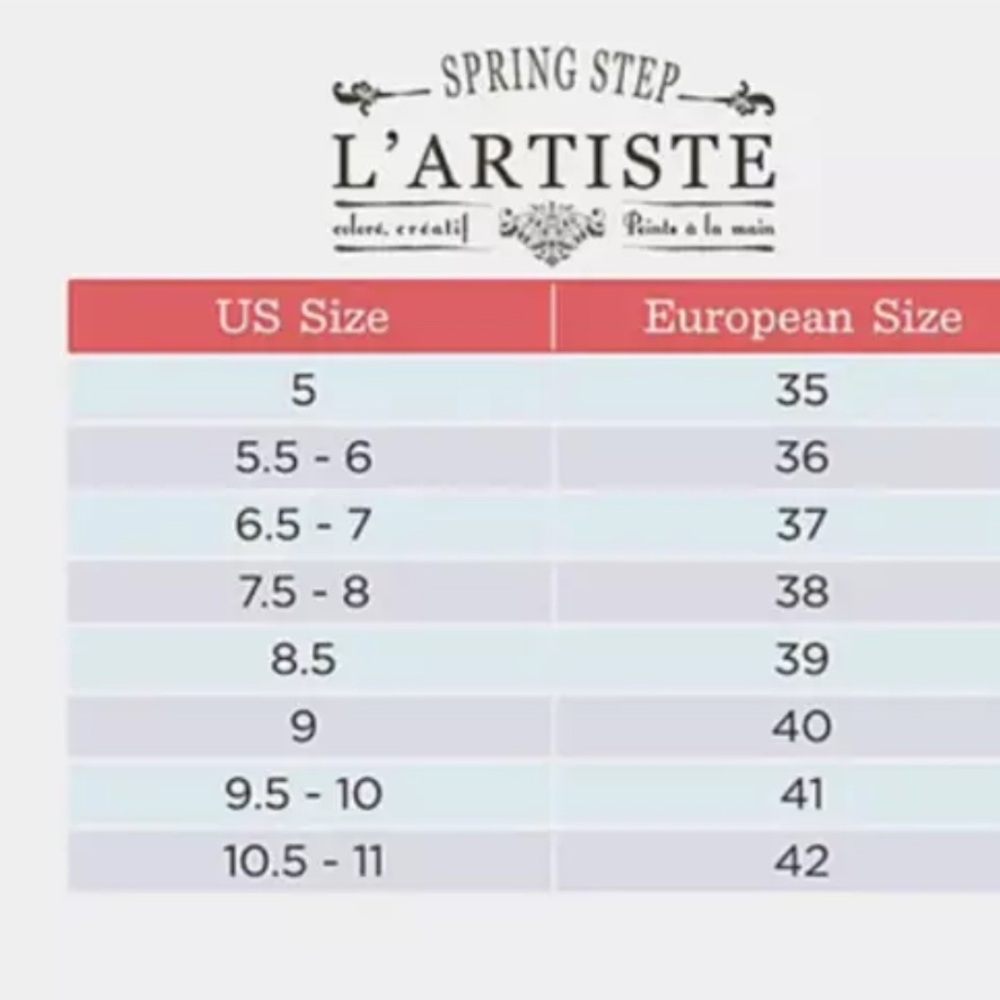 L'Artiste Spring Step Danli Women's Leather Sneakers 7.5/39 EU Art Shoes - Picture 12 of 12
